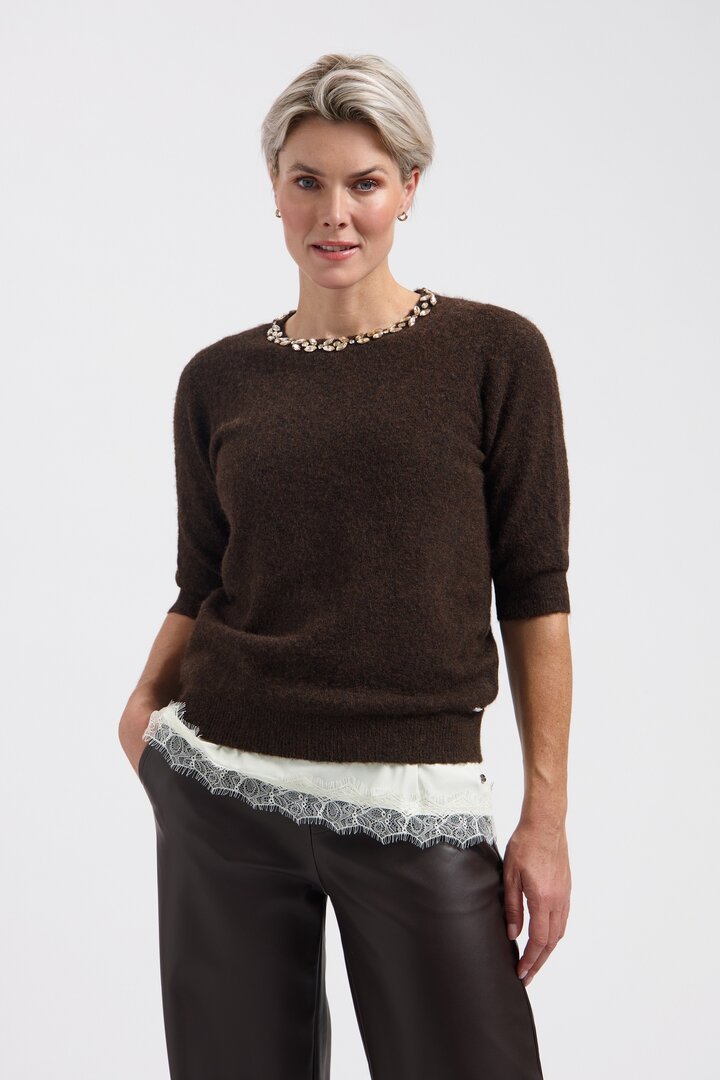 Lady Day Aveline Dark brown melange