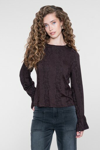 Geisha top brown 62664-20