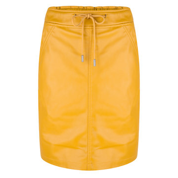 Esqualo Skirt PU elastic Oker geel