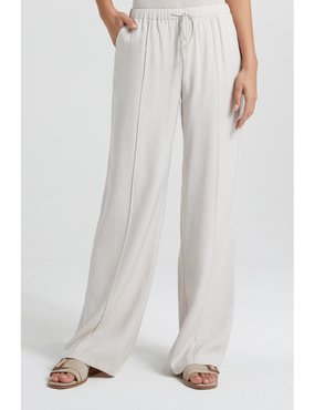 Yaya Relaxed fit wide leg trousers