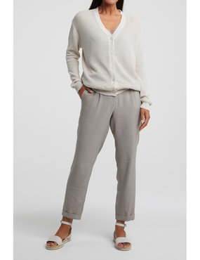 Yaya Relaxed fit trousers silver