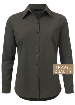 Dayz Becca - Blouse Army Groen in travel stof