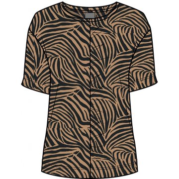One Two Luxzuz Leni T-Shirt Camel