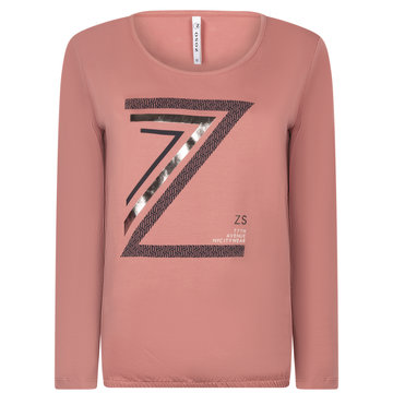 Zoso Demi Shirt with print Winter Rose