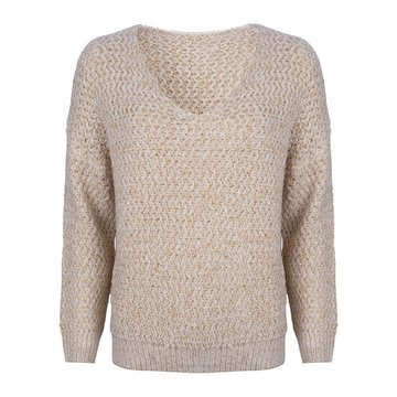 Esqualo Sweater metallic yarn Gold