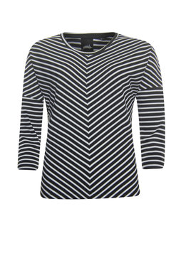 Poools Sweater stripe Black