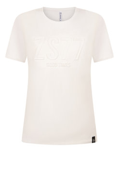 Zoso Chloe T shirt with print off white