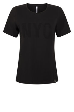 Zoso Chloe T shirt with print black