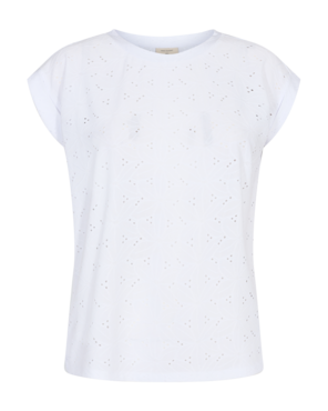 Freequent Fqblond-Tee-Flower Brilliant white
