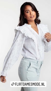 Tramontana Blouse Broderie Anglaise