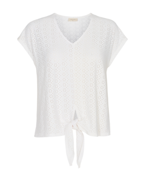 Freequent Fqblond-Bow-Tee Brilliant white