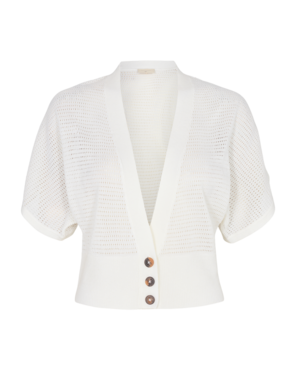 Freequent Fqelina-Bo-Bat-Pointelle Brilliant white