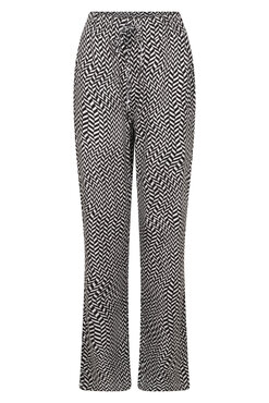 Zoso Jaimy Printed summer trouser black/white