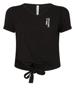 Zoso Kato T shirt with bow black/white