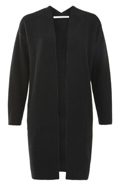 Yaya Long cardigan with long sleeves and dropped shoulders anthracite