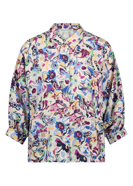 Tramontana Blouse Spring Garden Print PrintWhites