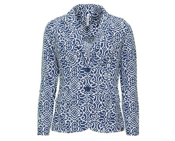 Zoso Chelsey Printed travel blazer blue/off white