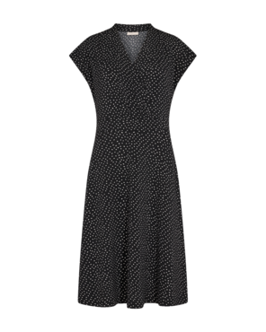 Freequent fqyrsa-dress Black w. Off-white