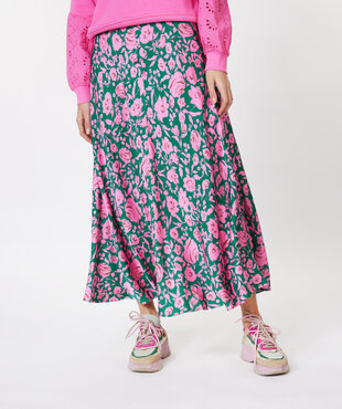Esqualo Skirt shimmer rose print Print