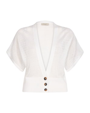 Freequent fqelina-bo-bat-pointelle Brilliant white