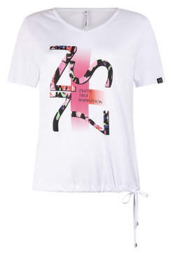 Zoso Celina T shirt with print white/bright pink