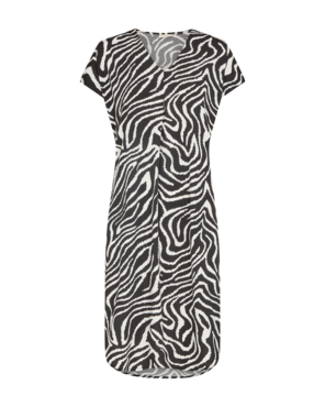 Freequent fqfloi-dress Off-white w. Black