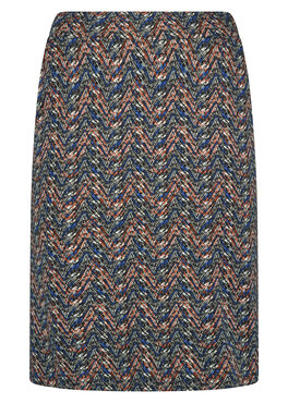 Tramontana Skirt Chevron Stripe PrintBlacks