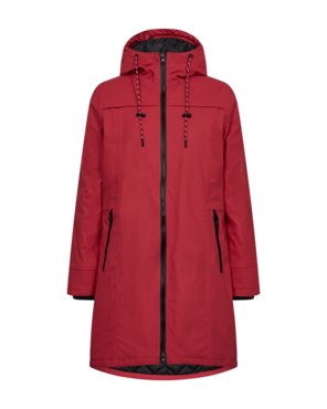Freequent fqrain-jacket Rococco Red