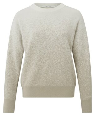 Yaya Dip dye sweater pure cashmere brown dessin