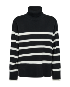 Freequent fqmonday-pullover Black w. Off-white