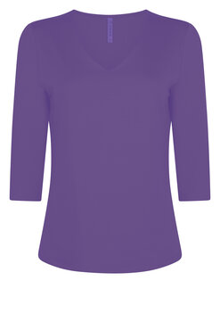 Zoso 234Lyan Luxury v neck shirt purple