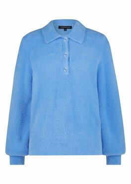 Tramontana Jumper Polo hairy Yarn  Sky