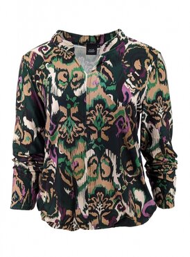 Fos Didi - Ikat Abstract-ET forest green