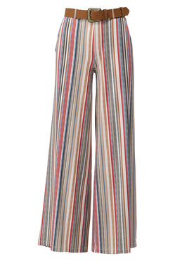 K-Design Striped pants Y205 -P702 with BELT