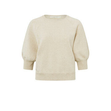 Yaya Sweater with raglan sleeves summer sand melange
