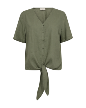 Freequent fqlava-blouse Deep Lichen Green