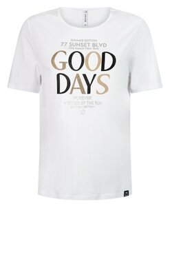 Zoso 242Sunset T shirt with print white