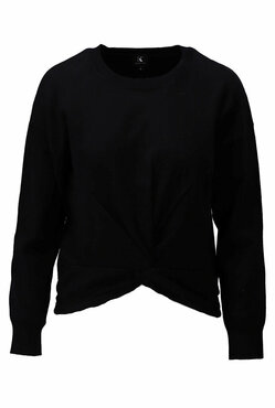 K-Design Pullover ronde hals met knoop Z833