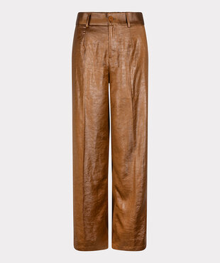 Esqualo Trousers metallic em Brandy