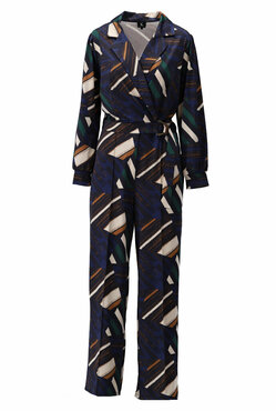 K-Design Crossover jumpsuit met print Z229