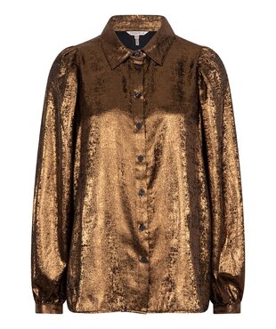 Esqualo Blouse basic shiny Gold