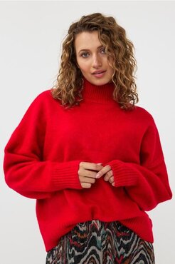 Esqualo Sweater boxy col Red