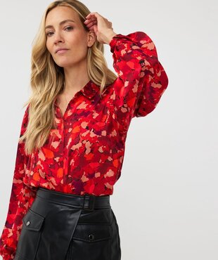 Esqualo Blouse basic Wonders Print