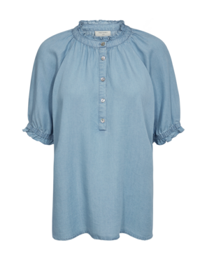 Freequent fqcarly-blouse Light Blue Denim