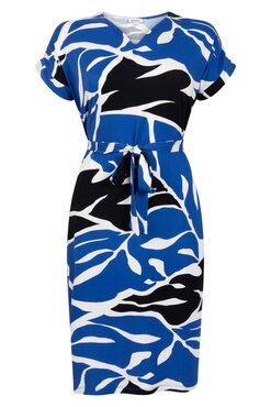 Zoso Claire cobalt/black jurk