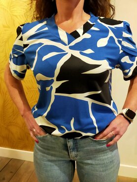 Zoso June cobalt/black t-shirt