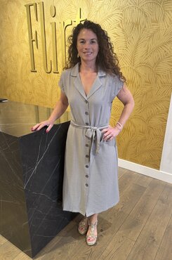 One two luxzuz Jacini Dress drift wood