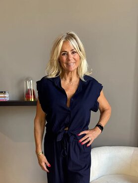 Typical Jill Lydia top Navy
