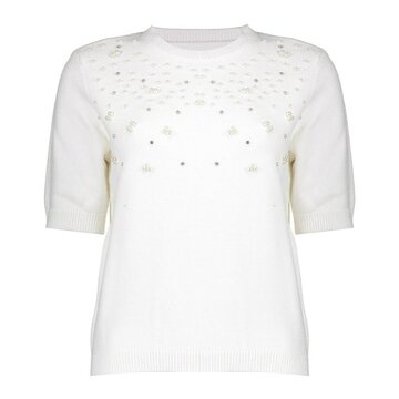 Geisha Pull pearls off-white
