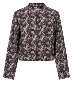 Zoso 254Sonja Fancy jacquard jacket mocha-multi